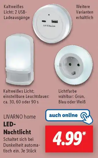 Lidl LIVARNO home LED- Nachtlicht Angebot