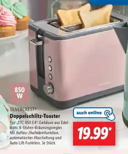 Lidl SILVERCREST Doppelschlitz-Toaster Angebot