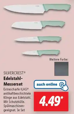 Lidl SILVERCREST Edelstahl- Messerset Angebot