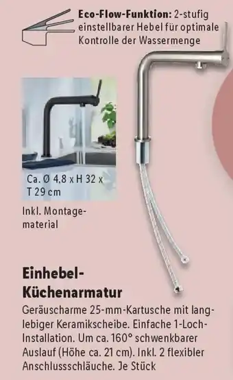 Lidl Einhebel- Küchenarmatur Angebot