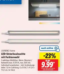 Lidl LIVARNO home LED-Unterbauleuchte Angebot