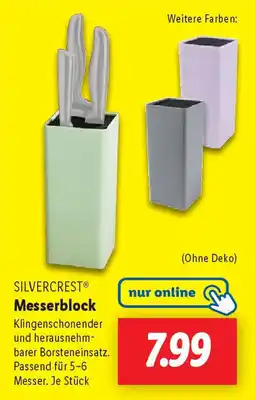 Lidl SILVERCREST Messerblock Angebot