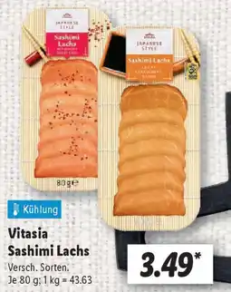 Lidl Vitasia Sashimi Lachs Angebot