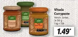Lidl Vitasia Currypaste Angebot