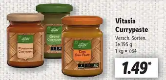 Lidl Vitasia Currypaste Angebot