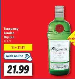 Lidl Tanqueray London Dry Gin Angebot