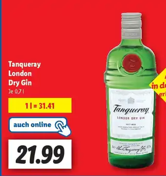 Lidl Tanqueray London Dry Gin Angebot