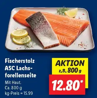 Lidl Fischerstolz ASC Lachs- forellenseite Angebot