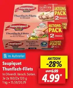 Lidl Saupiquet Thunfisch-Filets Angebot