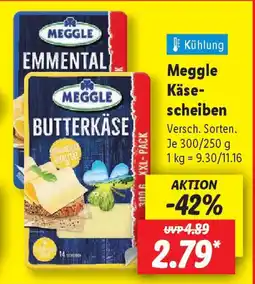Lidl Meggle Käse- scheiben Angebot