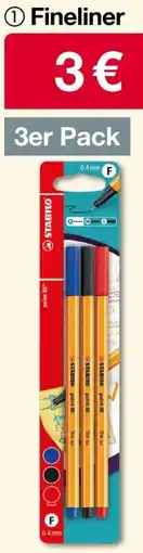 Woolworth STABILO Fineliner Angebot