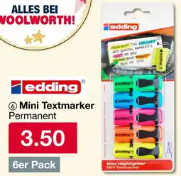 Woolworth edding Mini Textmarker Angebot