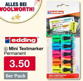 Woolworth edding Mini Textmarker Angebot
