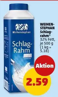 PENNY Weihenstephan Schlagrahm Angebot