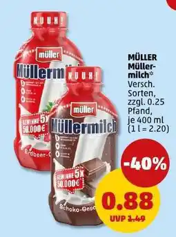 PENNY MÜLLER Müllermilch Angebot