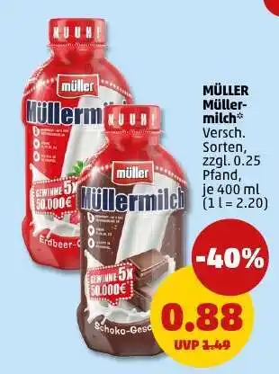 PENNY MÜLLER Müllermilch Angebot