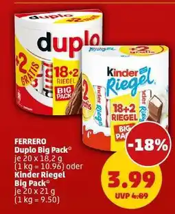 PENNY kinder Riegel Big Pack Angebot