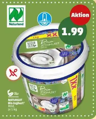 PENNY NATURGUT Bio Joghurt* Mild, je 1 kg Angebot