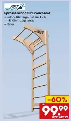 Netto Marken-Discount Sprossenwand für Erwachsene Angebot