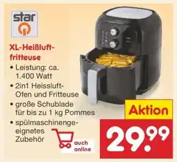 Netto Marken-Discount XL-Heißluftfritteuse Angebot