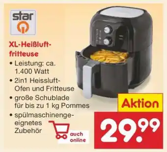 Netto Marken-Discount XL-Heißluftfritteuse Angebot