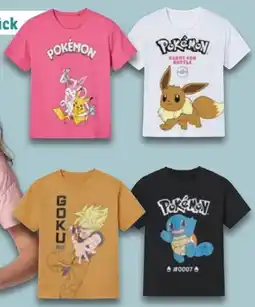 Lidl Pokémon Kinder T-Shirts 2er-Pack Angebot