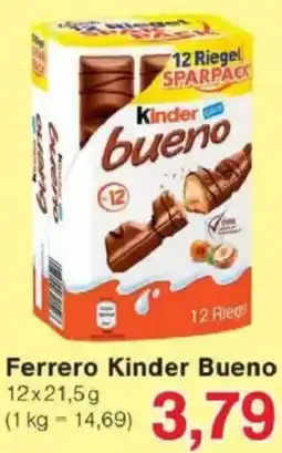 Jawoll Ferrero Kinder Bueno Angebot