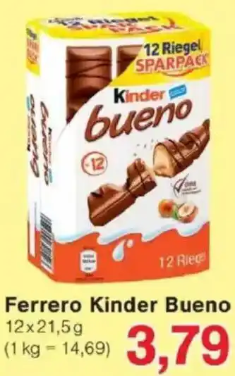 Jawoll Ferrero Kinder Bueno Angebot