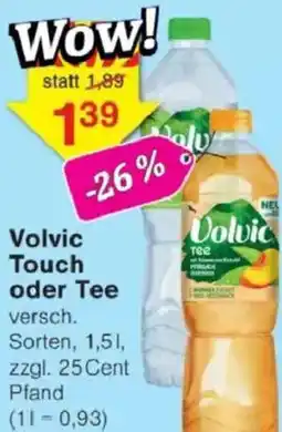 Jawoll Volvic Touch oder Tee Angebot