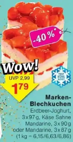 Jawoll Marken-Blechkuchen Angebot