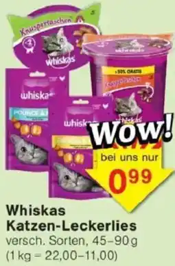 Jawoll Whiskas Katzen-Leckerlies Angebot