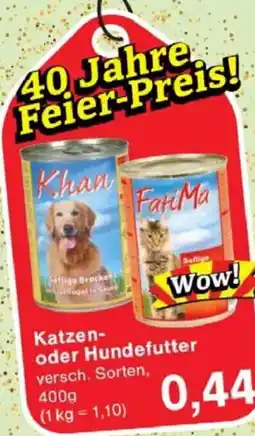 Jawoll Katzen- oder Hundefutter Angebot