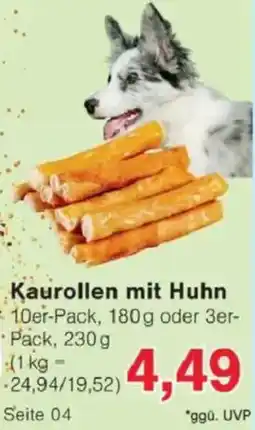 Jawoll Kaurollen mit Huhn Angebot