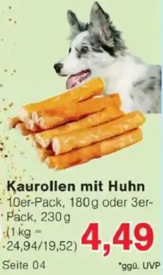Jawoll Kaurollen mit Huhn Angebot