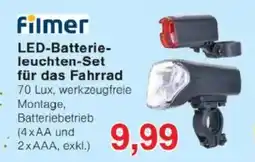 Jawoll LED-Batterie- leuchten-Set für das Fahrrad Angebot