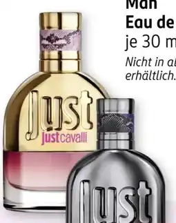 Rossmann justcavalli Woman EdT Angebot