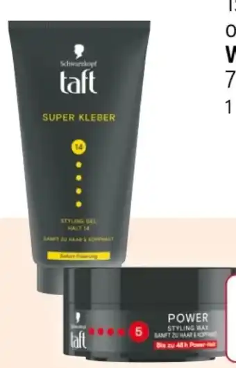 Rossmann Schwarzkopf Taft Gel Angebot