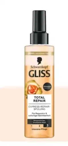 Rossmann Schwarzkopf Gliss Kur Express-Repair-Spülung Angebot