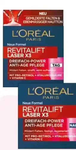Rossmann L'Oréal Paris Revitalift Laser X3 Tagespflege Angebot