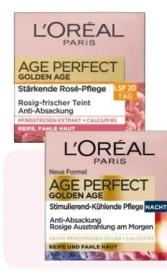 Rossmann L'Oréal Paris Age Perfect Golden Tagespflege Angebot