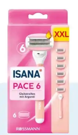 Rossmann Isana Pace 6 Lady Rasierer XXL Angebot