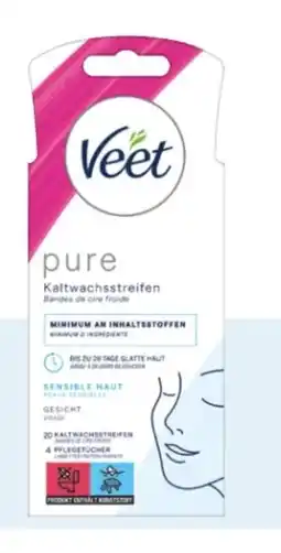 Rossmann Veet Kaltwachsstreifen Gesicht Angebot
