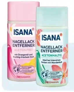 Rossmann Isana Nagellackentferner Acetonfrei Angebot