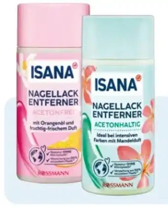 Rossmann Isana Nagellackentferner Acetonfrei Angebot