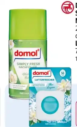 Rossmann Domol Simply Fresh Nachfüller Angebot