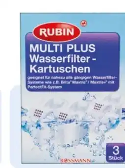 Rossmann Rubin Wasserfilter Kartuschen Multi Plus Angebot