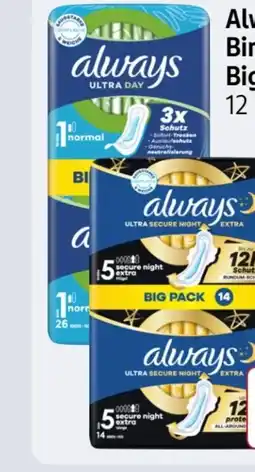 Rossmann Always Binden Big Pack Angebot