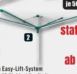 B1 Discount Baumarkt Leifheit Wäschespinne Linomatic Deluxe 500 Angebot