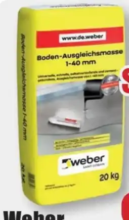 B1 Discount Baumarkt Saint-Gobain Weber Boden-Ausgleichsmasse Angebot