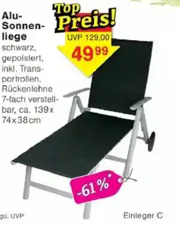 Jawoll Alu- Sonnenliege Angebot
